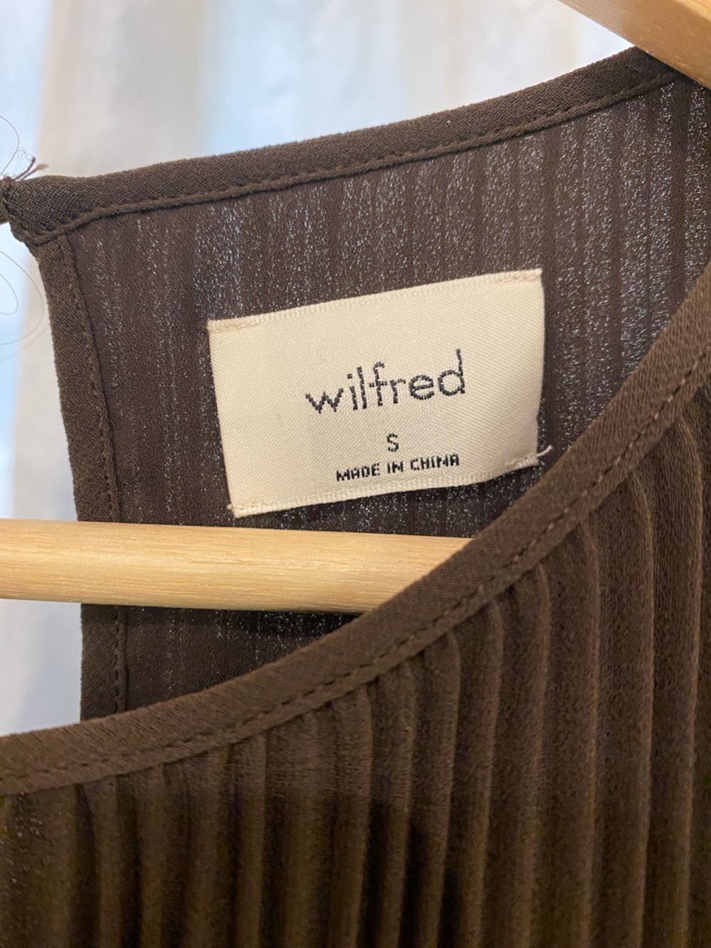 Wilfred Daydreamer Mini Dress | Chocolate - Picture 4 of 9